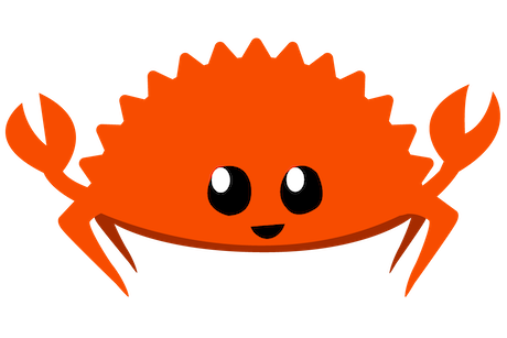 The RUST mascot. Which is a crab 