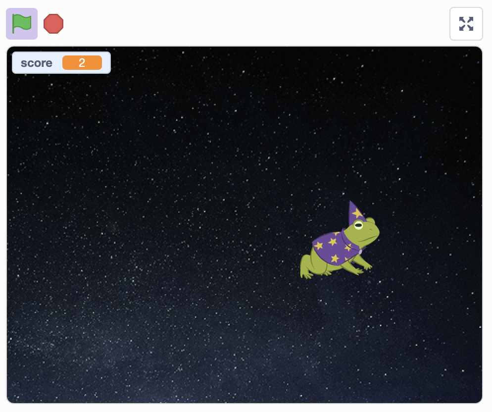 A screenshot of a completed project