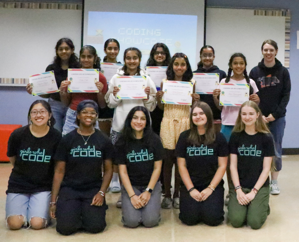A group picture of the Coding Camp, including the participants and Talon teachers